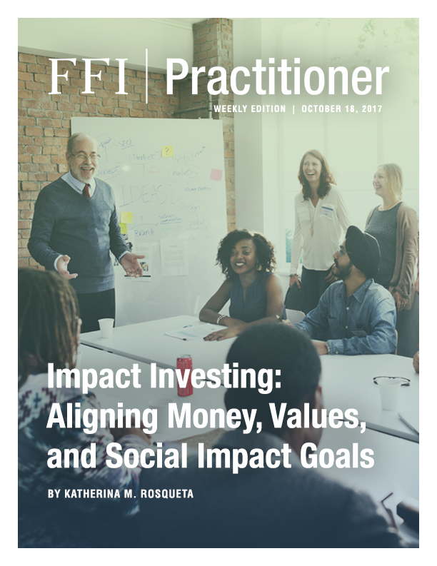 FFI Practitioner: October 18, 2017 cover
