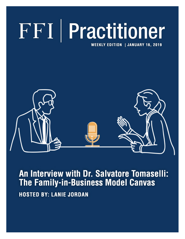 FFI Practitioner: January 16, 2019 cover