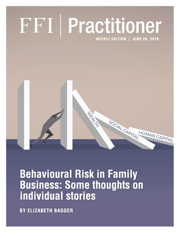 Behavioural Risk in Family Business: Some thoughts on individual stories