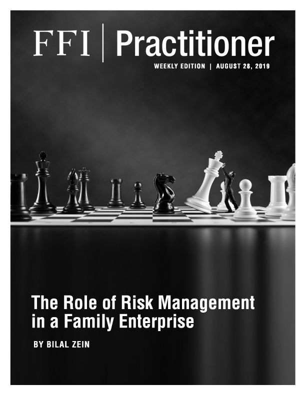  The Role of Risk Management in a Family Enterprise