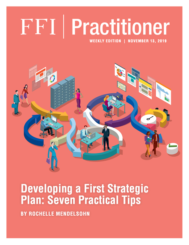 Developing a First Strategic Plan: Seven Practical Tips