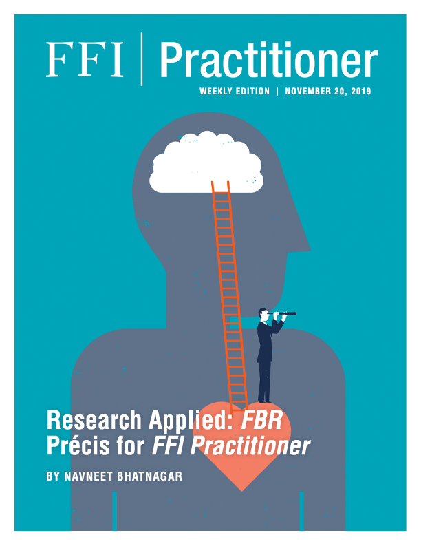 FFI Practitioner: November 20, 2019 cover