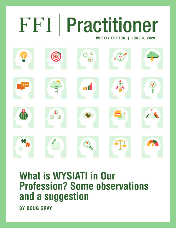 FFI Practitioner June 3, 2020 Cover