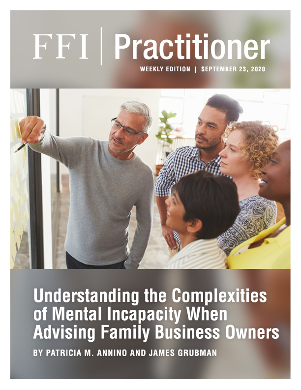FFI Practitioner: September 23, 2020 Cover