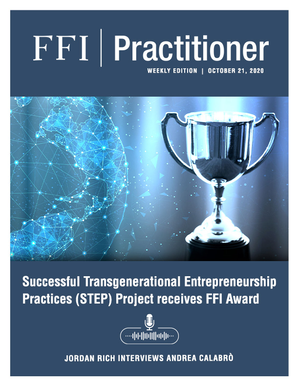 FFI Practitioner October 21, 2020 Cover