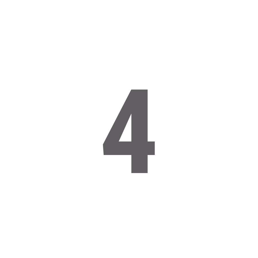 number 4 in a white circle