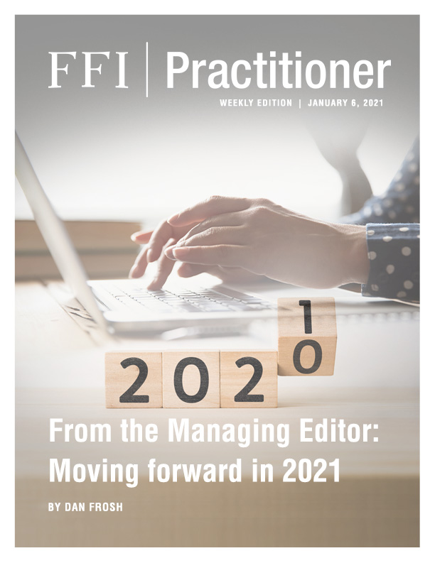 FFI Practitioner: January 6, 2021 Cover