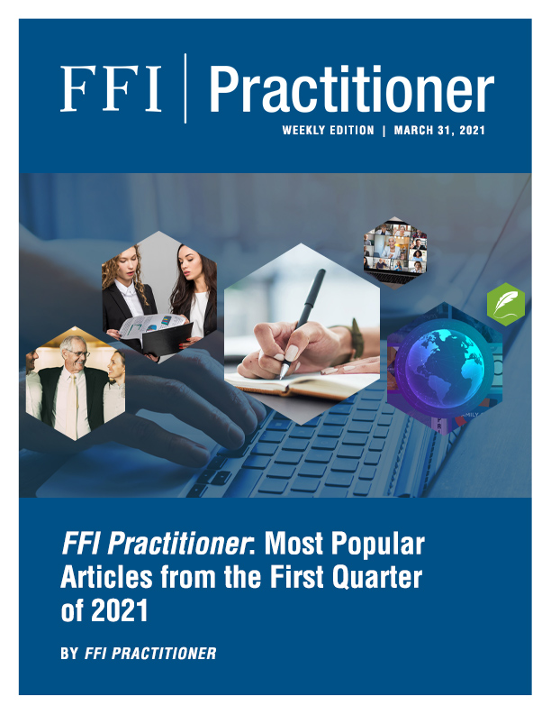 FFI Practitioner: March 31, 2021 cover
