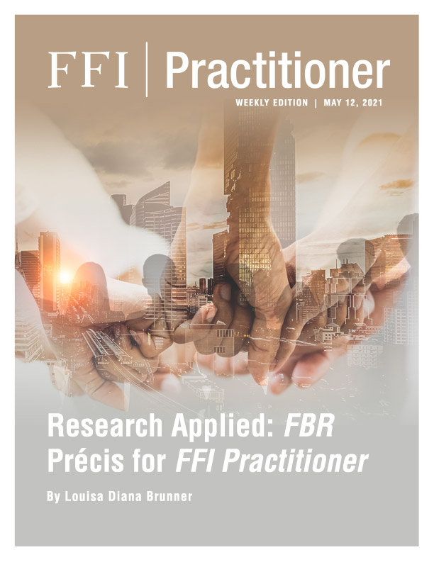FFI Practitioner May 12, 2021 Cover