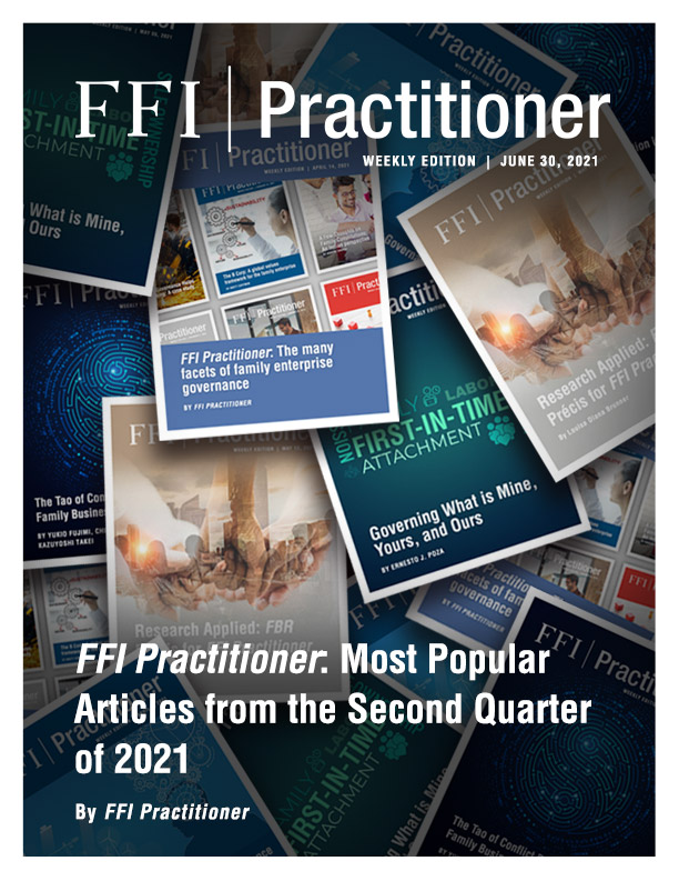 FFI Practitioner June 30, 2021 cover