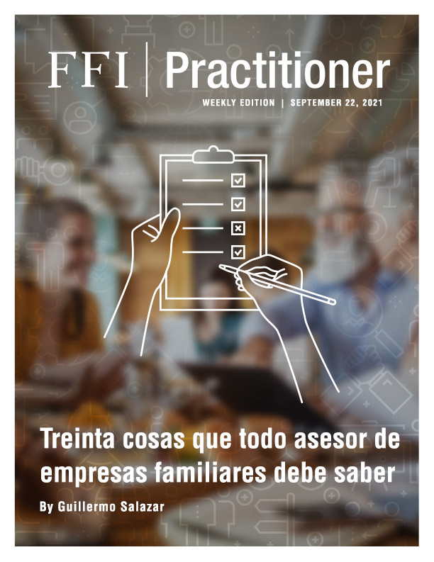 FFI Practitioner September 22, 2021 cover