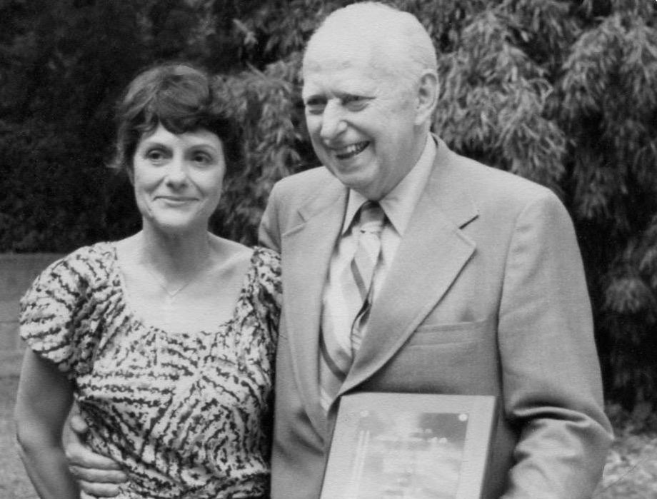 Murray Bowen, MD, and his wife Leroy Bowen, his biggest supporter