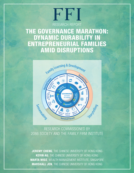 The Governance Marathon: Dynamic Durability In Entrepreneurial Families Amid Disruptions cover