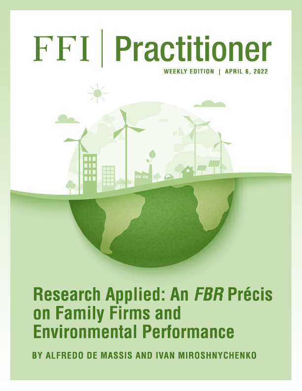FFI Practitioner: April 6, 2022 cover
