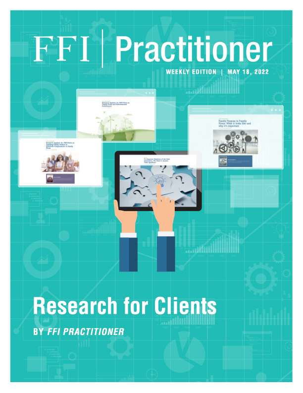 FFI Practitioner May 18, 2022 cover