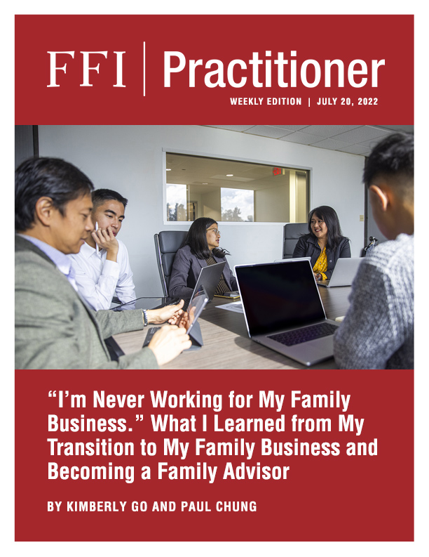 FFI Practitioner: July 20, 2022 cover