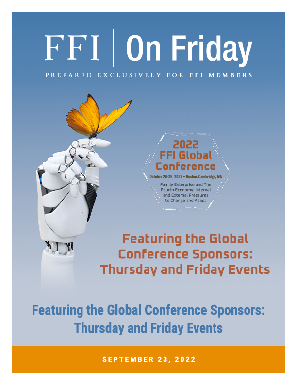 FFI on Friday; September 23, 2022 cover