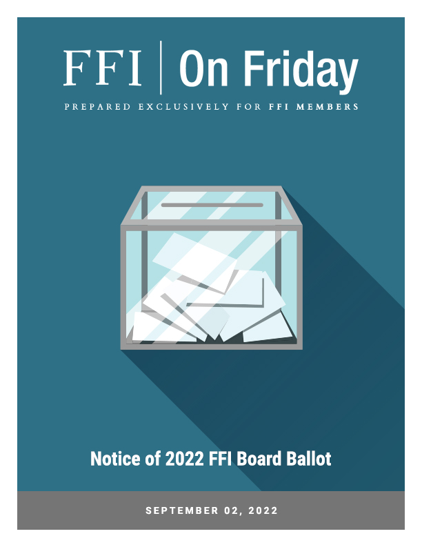 FFI on Friday; September 02, 2022 cover