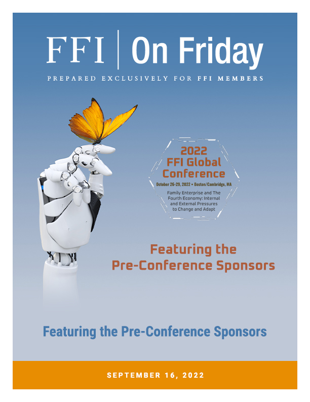 FFI on Friday; September 16, 2022 cover