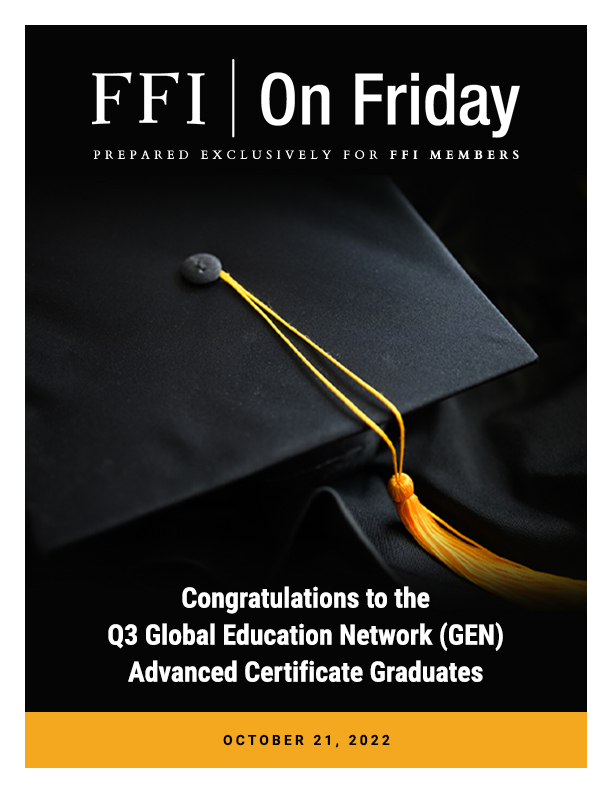 FFI on Friday; October 21, 2022 cover