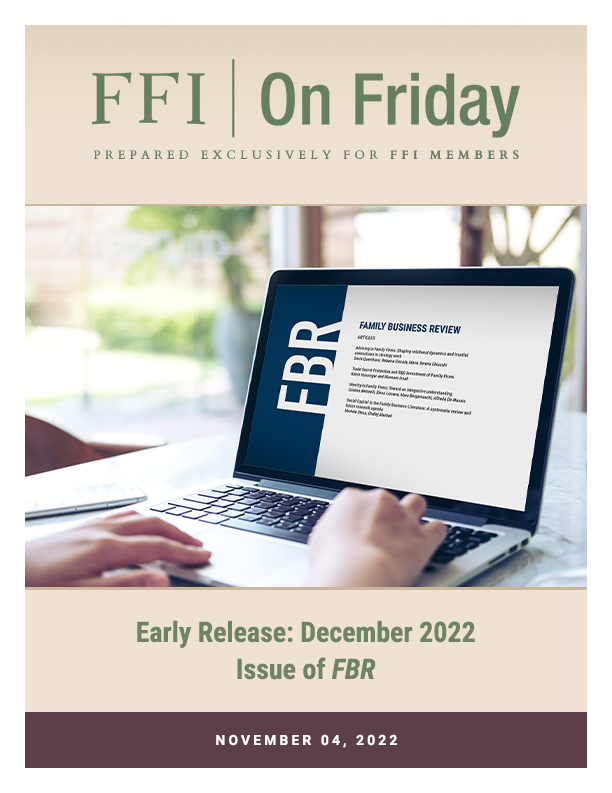 FFI on Friday; November 04, 2022 cover
