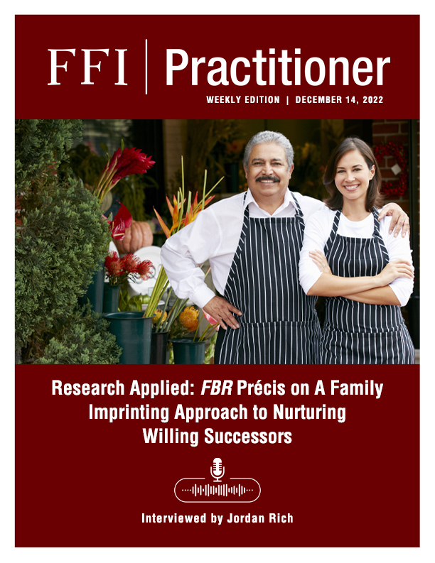 FFI Practitioner: December 14, 2022 cover