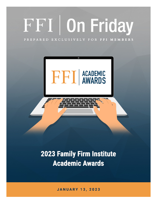 FFI on Friday; January 13, 2023 cover