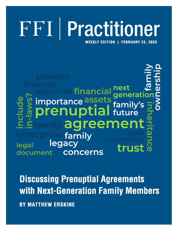 FFI Practitioner: February 22, 2023 cover