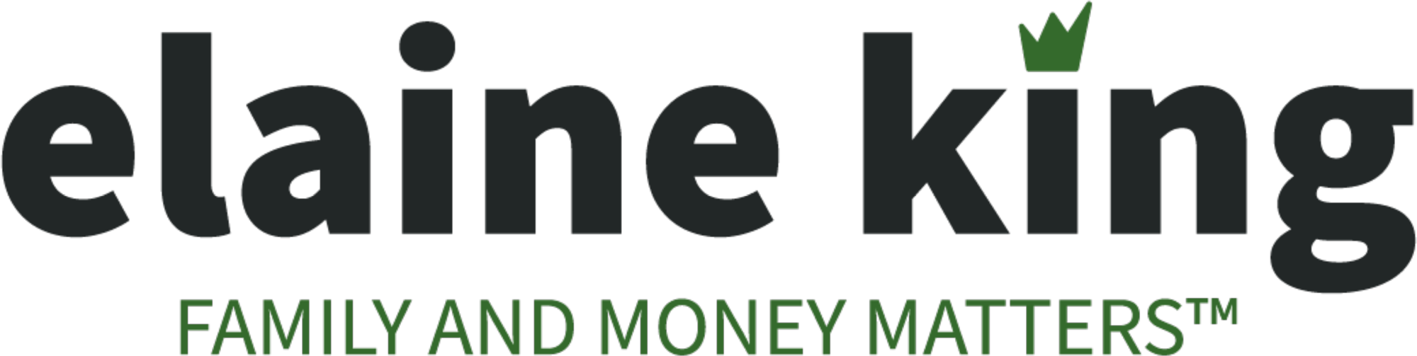 elaine king: FAMILY MONEY MATTERS logo