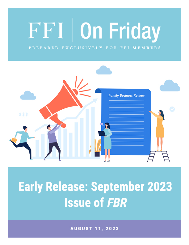 FFI on Friday; August 11, 2023 cover