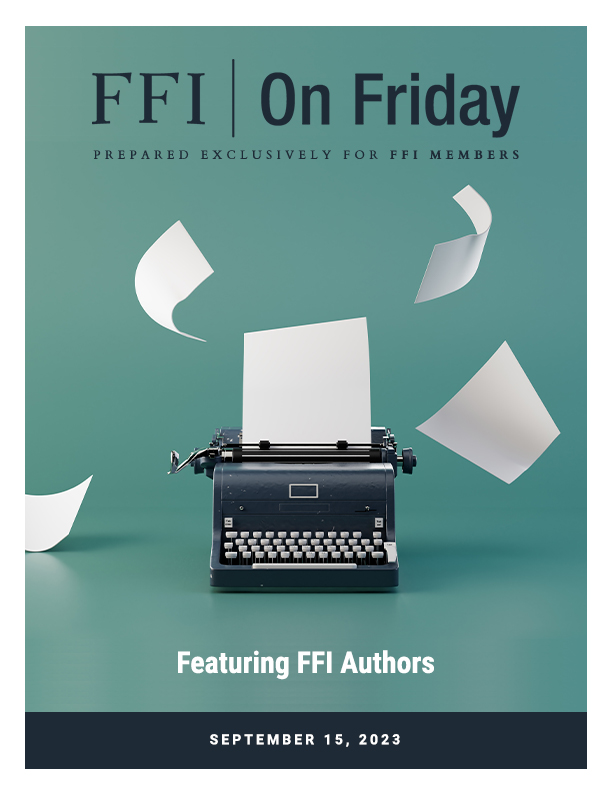 FFI on Friday; September 15, 2023 cover