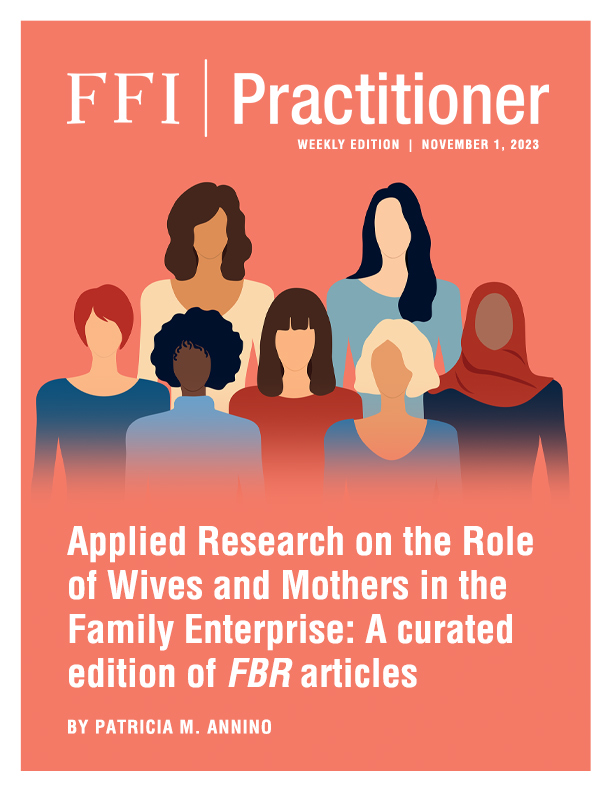 FFI Practitioner: November 1, 2023 cover