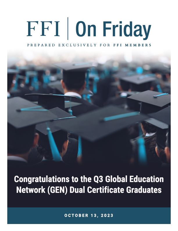 FFI on Friday; October 13, 2023 cover