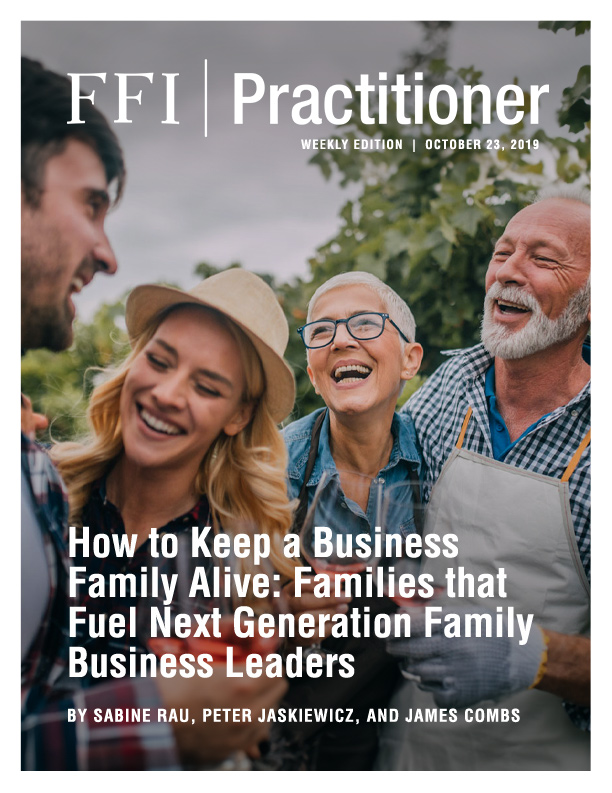 FFI Practitioner: October 23, 2019 cover