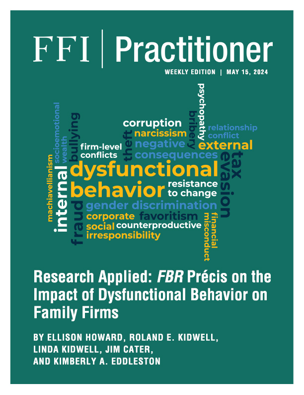 FFI Practitioner: May 15, 2024 cover