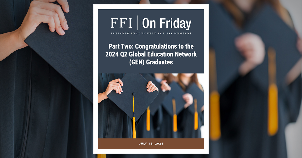 Part Two: Congratulations to the 2024 Q2 Global Education Network (GEN ...