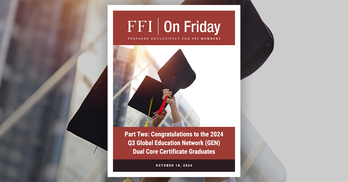 Part Two: Congratulations to the 2024 Q3 Global Education Network (GEN ...