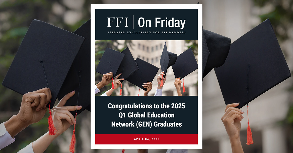 Congratulations to the 2025 Q1 Global Education Network (GEN) Graduates