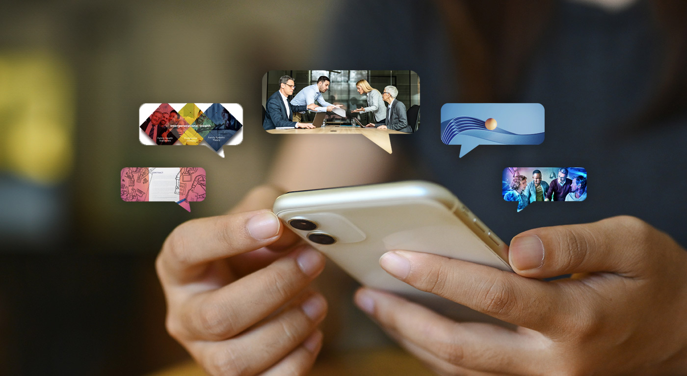 FFI Practitioner Articles We Love: GEN Faculty Member Natalie McVeigh Young woman using social media, commenting and sharing posts commenting on mobile phone