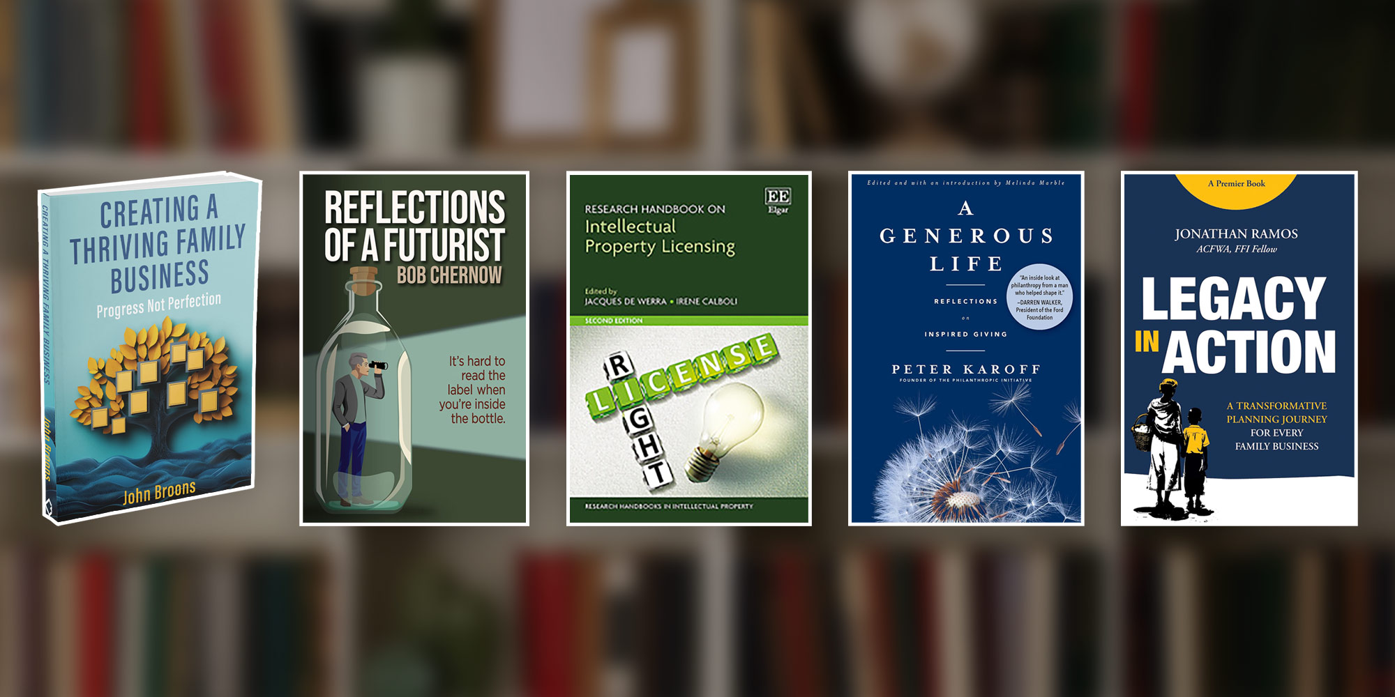 various book covers