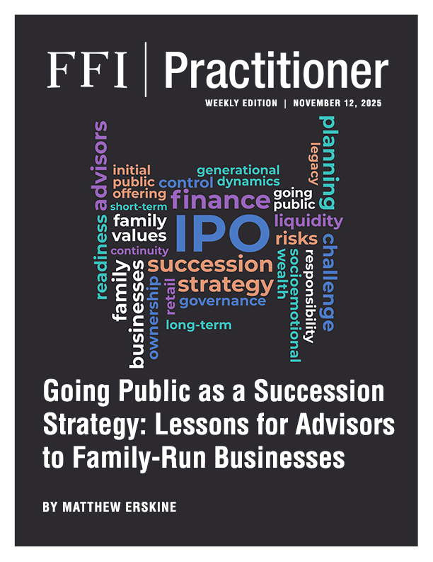 FFI Practitioner: November 12, 2025 cover