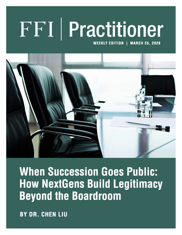 FFI Practitioner: March 25, 2026 cover