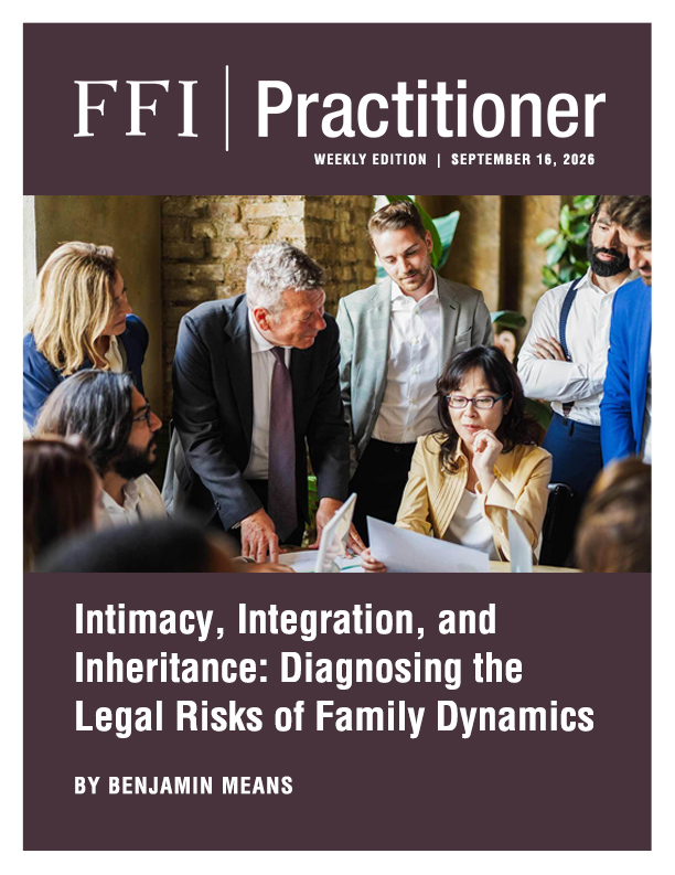 FFI Practitioner: September 16, 2026 cover