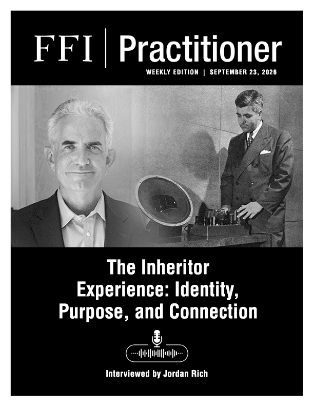 FFI Practitioner: September 23, 2026 FFI Practitioner: September 23, 2026 cover